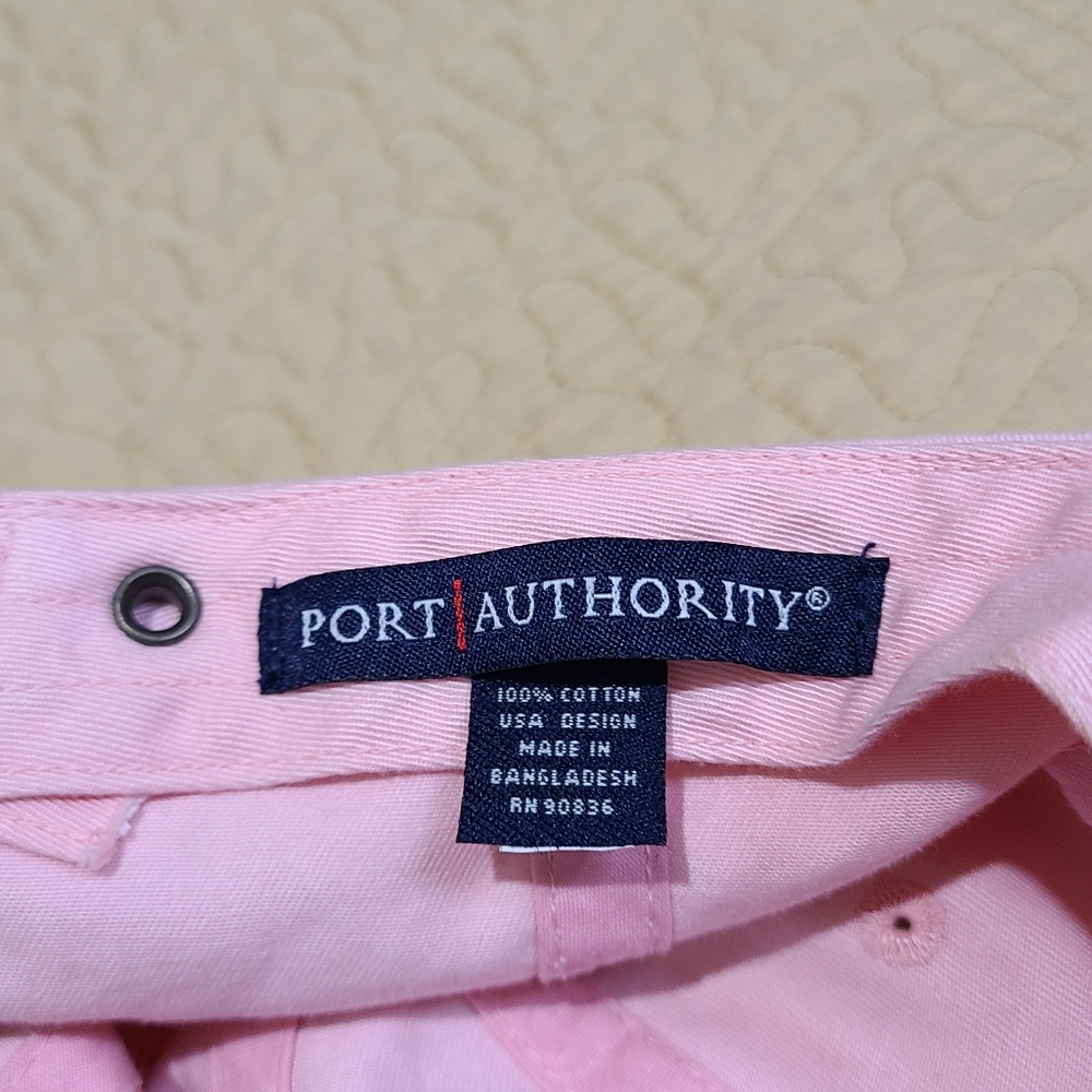 Port Authority Cancer Pink Ribbon strapback hat - Picture 8 of 8